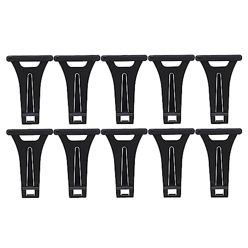 RV -Markise -Haken -Lichthalter 10pcs Langlebiger Abs Markise Clip für Camping im Freien Camping Motor Caravan Yacht Kleidung Kleiderbügel Party Lichter Accessoires von Segrehy