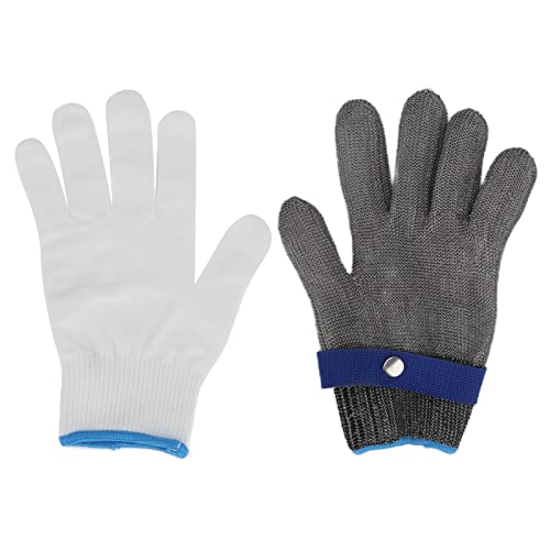 Schnitt resistente Handschuhe Arbeit Handschuhe Ambidextrous Hochleistung Edelstahl Anti -Schneiden -Sicherheitshandschuhe für Küchenfleisch schneiden Holzschnitzgröße XL Größe Schnitt resistente Handschuhe Arbeit Handschuhe Ambidextrous Hochleistung Edelstahl Anti -Schneiden -Sicherheitshandschuhe für Küchenfleisch schneiden Holzschnitzgröße XL Größe von Segrehy