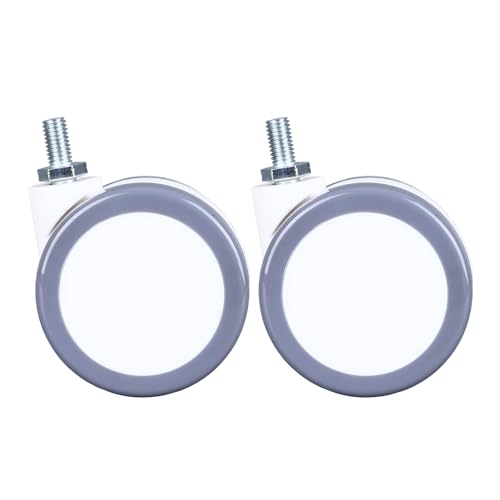 Segrehy 2 Stück Schwenkbare Caster Schwere Duty, Schwenkrollen 2.5 Zoll 30kg Belastung mit Bremse Stille Roller für Möbel Werkzeugkästen Workbenches PVC PP Stahl M8 Schraube Segrehy 2 Stück Schwenkbare Caster Schwere Duty, Schwenkrollen 2.5 Zoll 30kg Belastung mit Bremse Stille Roller für Möbel Werkzeugkästen Workbenches PVC PP Stahl M8 Schraube von Segrehy