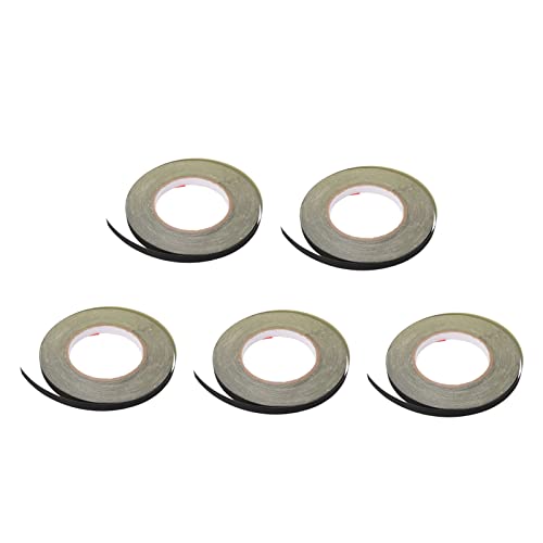 Segrehy 5 Stück Acetat-Tuch-Band 0,22mm Dicke 10mm Breite 30m Länge Draht-Geschirr-Isolierband für Elektro geräte (Ohne WiFi) von Segrehy