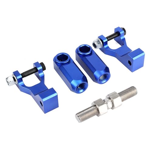 Segrehy ATV einstellbares vorderes Heckabsenkungs -Kit Hochleistungs Aluminium -Upgrade für 350 660 700 Verbessertes Handling Flat Track Drag Racing Trail Riding Blue Black (Blau) von Segrehy