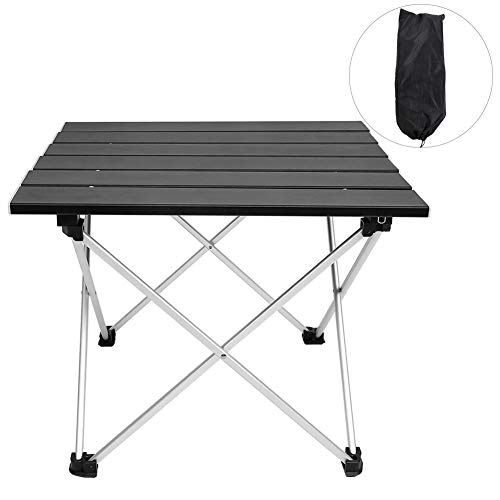 Segrehy Aluminiumlegierung tragbarer Klapptisch BBQ Camping Table Desks für Picknick im Freien Leichtes haltbares Faltungsdesign für Camping -Grill -Picknick tägliche Aluminiumlegierung von Segrehy