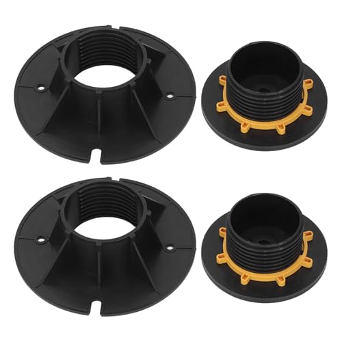 Bettrahmenunterstützungsbeine Einstellbare Höhe schwere Möbelplattenschuh -Bein -Beinset für Sofa -Tischschrank robuste PP Kunststoff 70 110 mm 2pcs von Segrehy