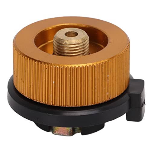 Segrehy Campingofen -Adapter -Gastankwandler langlebiger Leichter Selbstschließfunktion für Outdoor -Grill -Camping -Wanderung Picknick Nylon Kunststoffkupfer Aluminiumlegierung 2pcs von Segrehy