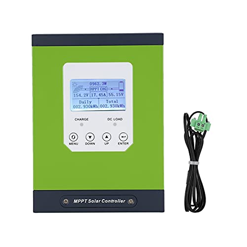 Segrehy MPPT Solar Ladung Controller LCD -Anzeige hoher Effizienz 30A Temperatursensor 12V24V48V Automatisch für Solarstromsysteme Home RV Marine von Segrehy