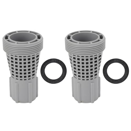 Segrehy Pool Long Sand Filter Adapter Kunststoff Hochzuverlässigkeit Einfache Installation für Schwimmbäder und Spa Hallen 4K8001 Modell 2PCS Dichtungskit 101x59mm von Segrehy