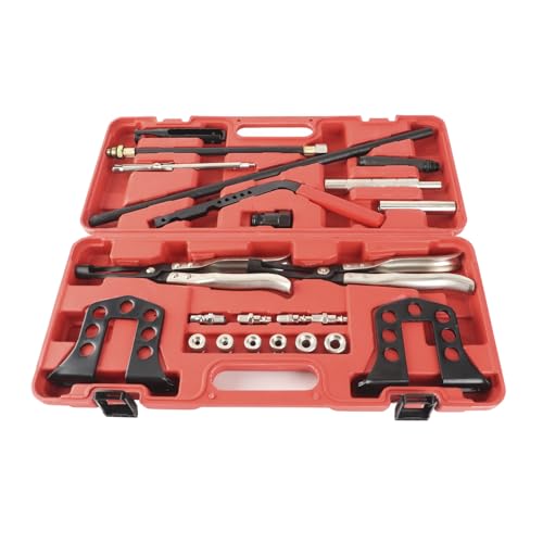 Segrehy Professionelle Ventilfeder -Kompressor -Stammdichtungsentfernerentfernung Tool Kit Hochleistungsstahl Konstruktion für OHV OHC Benzin Dieselmotoren Mechanik Autokarze Schwarz Segrehy Professionelle Ventilfeder -Kompressor -Stammdichtungsentfernerentfernung Tool Kit Hochleistungsstahl Konstruktion für OHV OHC Benzin Dieselmotoren Mechanik Autokarze Schwarz von Segrehy