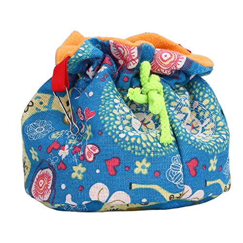 Segrehy SCAKEET Nest Weiche Plüsch warm sicher faltbar tragbarer Platz sparen Easy Lagers Vogel Nest für Papageien Hamster und kleine Haustiere Premium Plüschmaterial 15 x 12 cm 58g von Segrehy