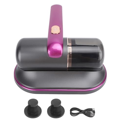 Segrehy Schnurloser Staubsauger leistungsstarker 10 -kPa -Saugniedrige Handheld -Bett Matratze Maklerreiniger mit waschbaren Filtern für Sofa Teppichhaarentfernung Abs Material 185 ml von Segrehy