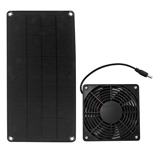 Segrehy Solar angetriebener Lüfter 10W tragbare Energieeinsparung Stille Solarpanel -Ableitungslüfter für Greenhouse Chicken Coop Camping Plastikmaterial 12 x 12 cm Segrehy Solar angetriebener Lüfter 10W tragbare Energieeinsparung Stille Solarpanel -Ableitungslüfter für Greenhouse Chicken Coop Camping Plastikmaterial 12 x 12 cm von Segrehy