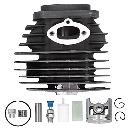 Segrehy Zylinderkopf -Kit -Kolben -Ringstiftverschluss Hochleistung langlebige Ersatzteile für 254 154xp 254xp Chainsaw Aluminiumlegierung 45 mm von Segrehy