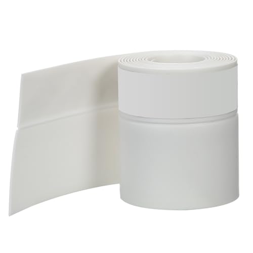 Silikon Gummi -Dichtungsstreifen Selbstklebende Wetter strippend schalldichtes Türfenster Geräusch Reduktion Insektensicher transparent weiß 25mm 45 mm 1m 3,3 Fuß (45 mm) von Segrehy