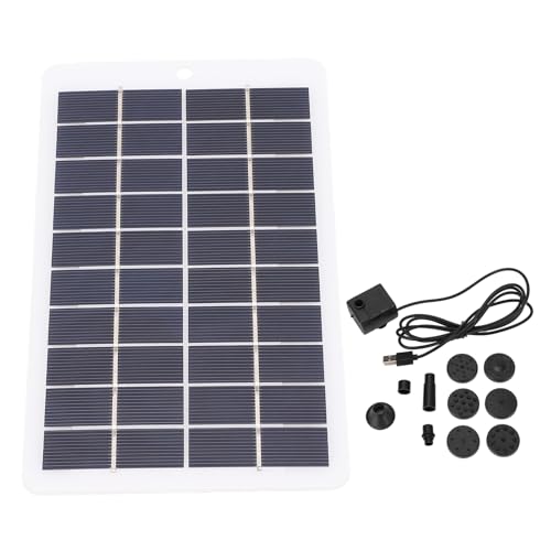 Solarpanel Wasserpumpe Kit 4W 5V tragbar leicht zu montieren Solar angetriebene Wasserbrunnenpumpe für Outdoor Gartenteich Terrasse Hinterhof Abs Monokristalline Silizium Solarpanel Wasserpumpe Kit 4W 5V tragbar leicht zu montieren Solar angetriebene Wasserbrunnenpumpe für Outdoor Gartenteich Terrasse Hinterhof Abs Monokristalline Silizium von Segrehy