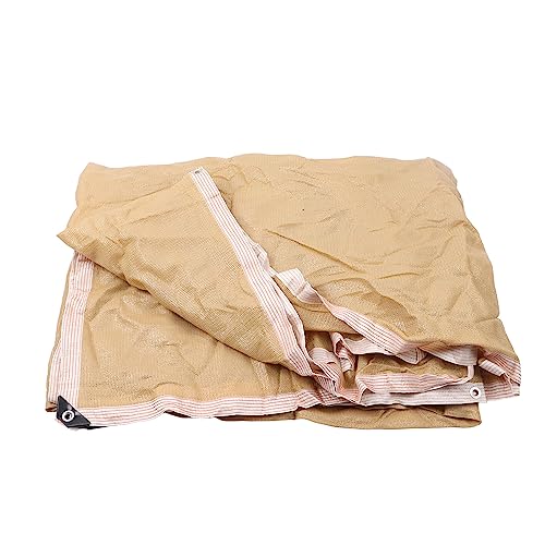 Sonnenschatten -Stoffnetz im Freien im Freien im Freien im Außenbereich gelber Garten Sonne Block Schatten Mesh 4x3 Meter für Terrasse Balkon Hof PE -Material von Segrehy