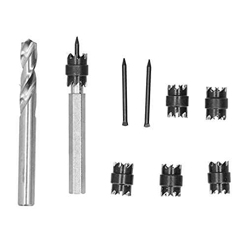 Spot Schweißschneiderbohrbohrer Bit Kit 9PCS Doppelside Metallentferner -Schneidwerkzeug mit 5 Ersatzblättern für die Reparatur von Autokörper und Metallbearbeitung Spot Schweißschneiderbohrbohrer Bit Kit 9PCS Doppelside Metallentferner -Schneidwerkzeug mit 5 Ersatzblättern für die Reparatur von Autokörper und Metallbearbeitung von Segrehy