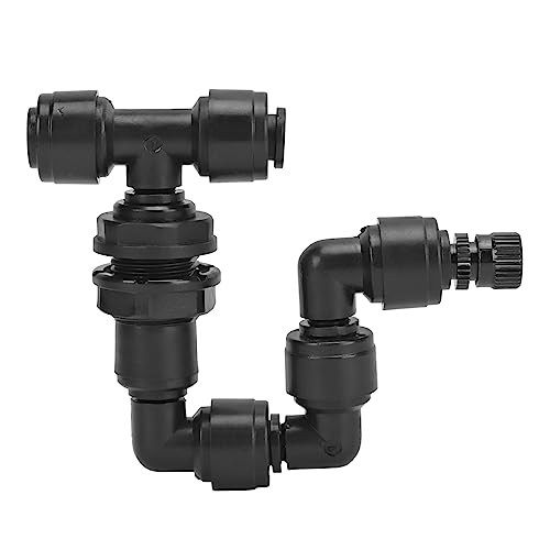 Terrarium-Reptilien-Nebelgerät, verstellbare Aquarium-Nebelsprinkler-Zerstäuberdüse für Regenwaldtanks, Amphibienpflanzen, 360° drehbare Düse, ABS-Material, feiner Sprüheffekt von Segrehy