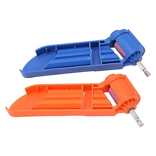 Tragbares Bohrbitschonitzer -Werkzeug 2PCS Corundum Schleifradschärfer für elektrische Bohrbitschleife und Polieren leichter ABS -Kunststoffschale Orange und Blau Tragbares Bohrbitschonitzer -Werkzeug 2PCS Corundum Schleifradschärfer für elektrische Bohrbitschleife und Polieren leichter ABS -Kunststoffschale Orange und Blau von Segrehy