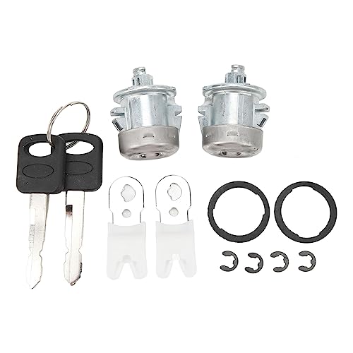 Türverriegelungszylinder -Set robuster Metall direkter Ersatz mit 2 Schlüssel für Exkursion 2000 2005 Navigator 1998 2008 Abs Metall Material Kit enthält 2 Latch 2 Dichtung 4 von Segrehy