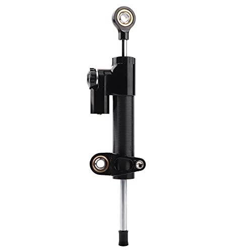 Universal Motorradlenker Stabilisator Verstellbares Motorrad -Dämpfungssystem Schwarz Silber T6061 T6 Aluminium 255 mm für 600 cm3 Fahrräder Universal Motorradlenker Stabilisator Verstellbares Motorrad -Dämpfungssystem Schwarz Silber T6061 T6 Aluminium 255 mm für 600 cm3 Fahrräder von Segrehy