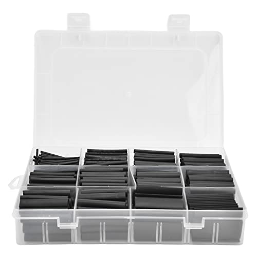 Wärmeschrinkrohr -Kit 650pcs Isolierte Flammhemmungsmittel verschrumpfbare Ärmel für Kabelbaumlötverbindungen Elektronische DIY -Projekte mit Aufbewahrungsbox Wärmeschrinkrohr -Kit 650pcs Isolierte Flammhemmungsmittel verschrumpfbare Ärmel für Kabelbaumlötverbindungen Elektronische DIY -Projekte mit Aufbewahrungsbox von Segrehy