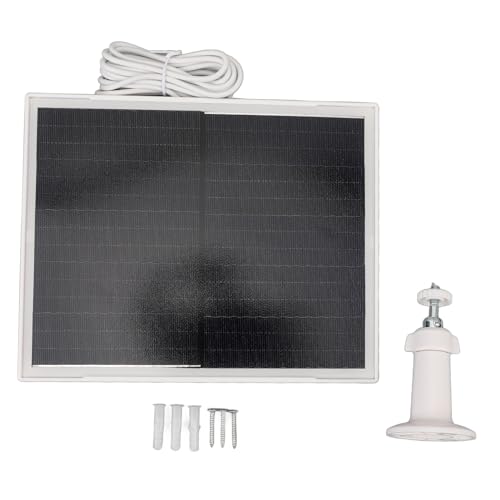 Wand Solarpanel Wetterresistent Monocristalline 10W 5V Typ C Solar -Ladungstafel für Türklingel -Überwachungskamera Outdoor -Verwendung von Segrehy