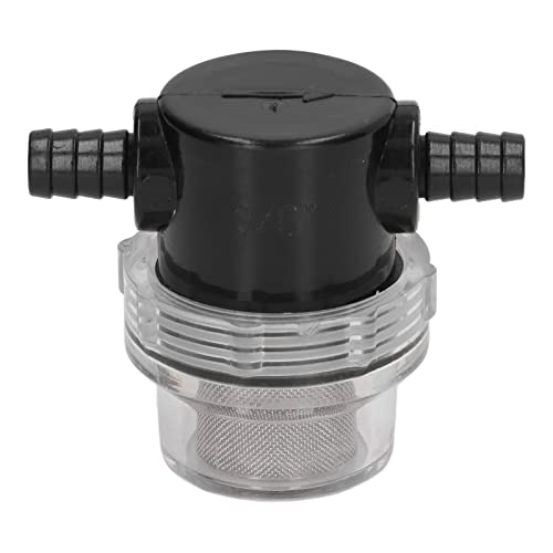 Wasserpumpenfilter im Liniensieb Barb ABS 3/8 Zoll 1/2 -Zoll -Ausgang für DC 12 V 80 psi Pumpen für Sprühdruckunterlegscheibenautos Waschen von Segrehy