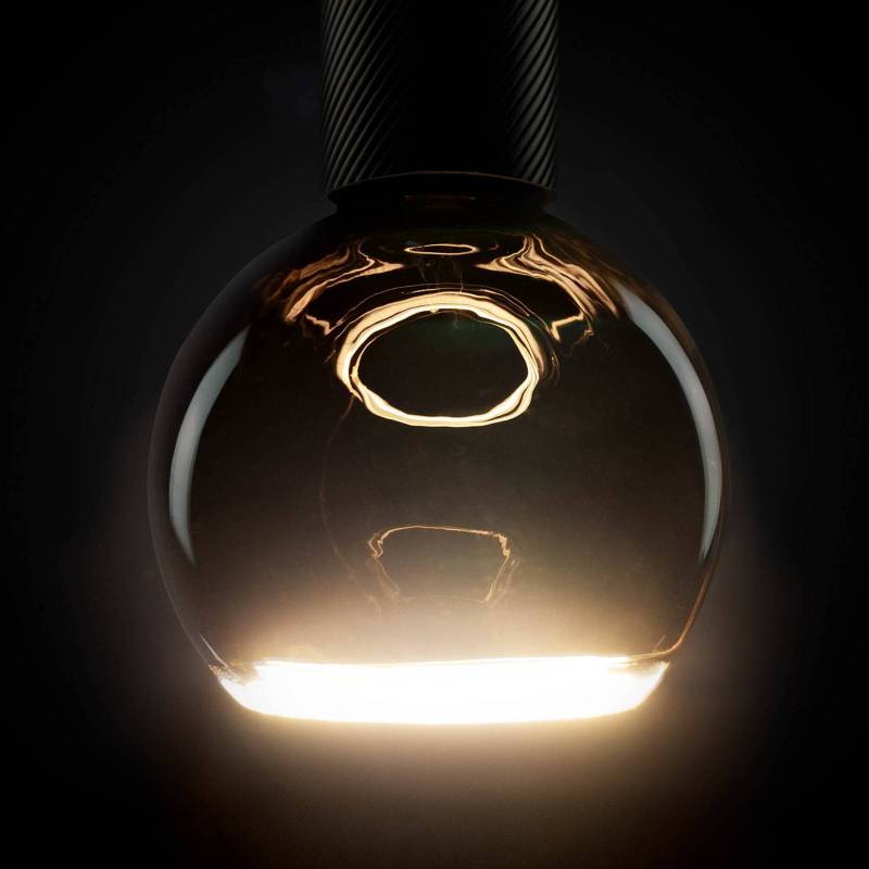 SEGULA LED-Globelampe Floating, E27 schwarz G125 4 W 922 dim von Segula