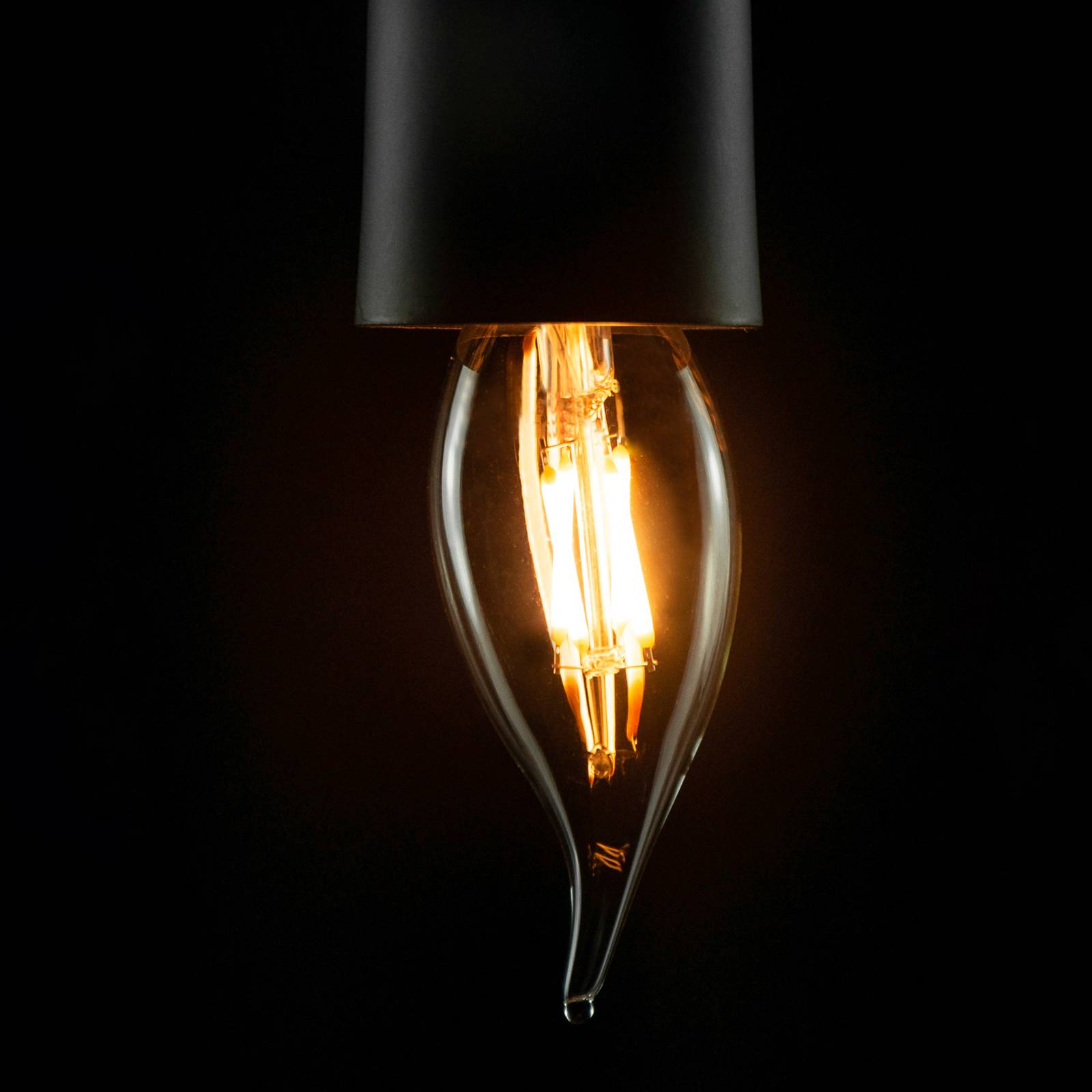 SEGULA LED-Kerze Windstoß E14 3W 2.200K Filament SEGULA LED-Kerze Windstoß E14 3W 2.200K Filament von Segula