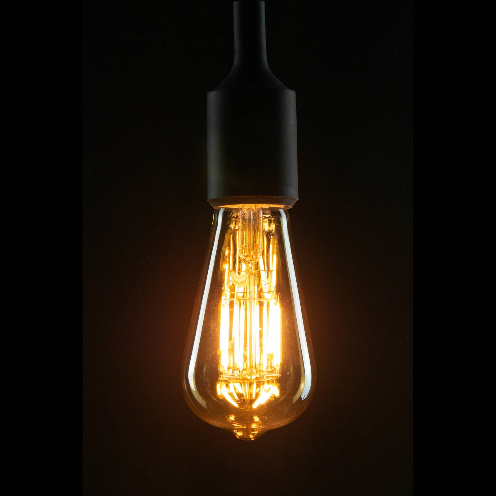 SEGULA LED-Lampe E27 ST64 5W 2200K gold/silber dim SEGULA LED-Lampe E27 ST64 5W 2200K gold/silber dim von Segula