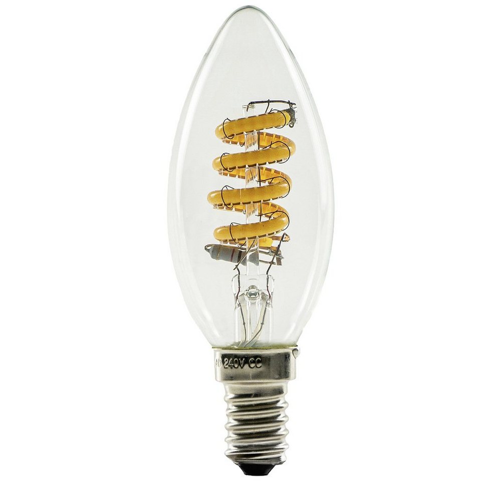 SEGULA LED-Leuchtmittel Segula 55300 LED EEK G (A - G) E14 Kerzenform 3.3 W = 21 W Bernstein ( von Segula