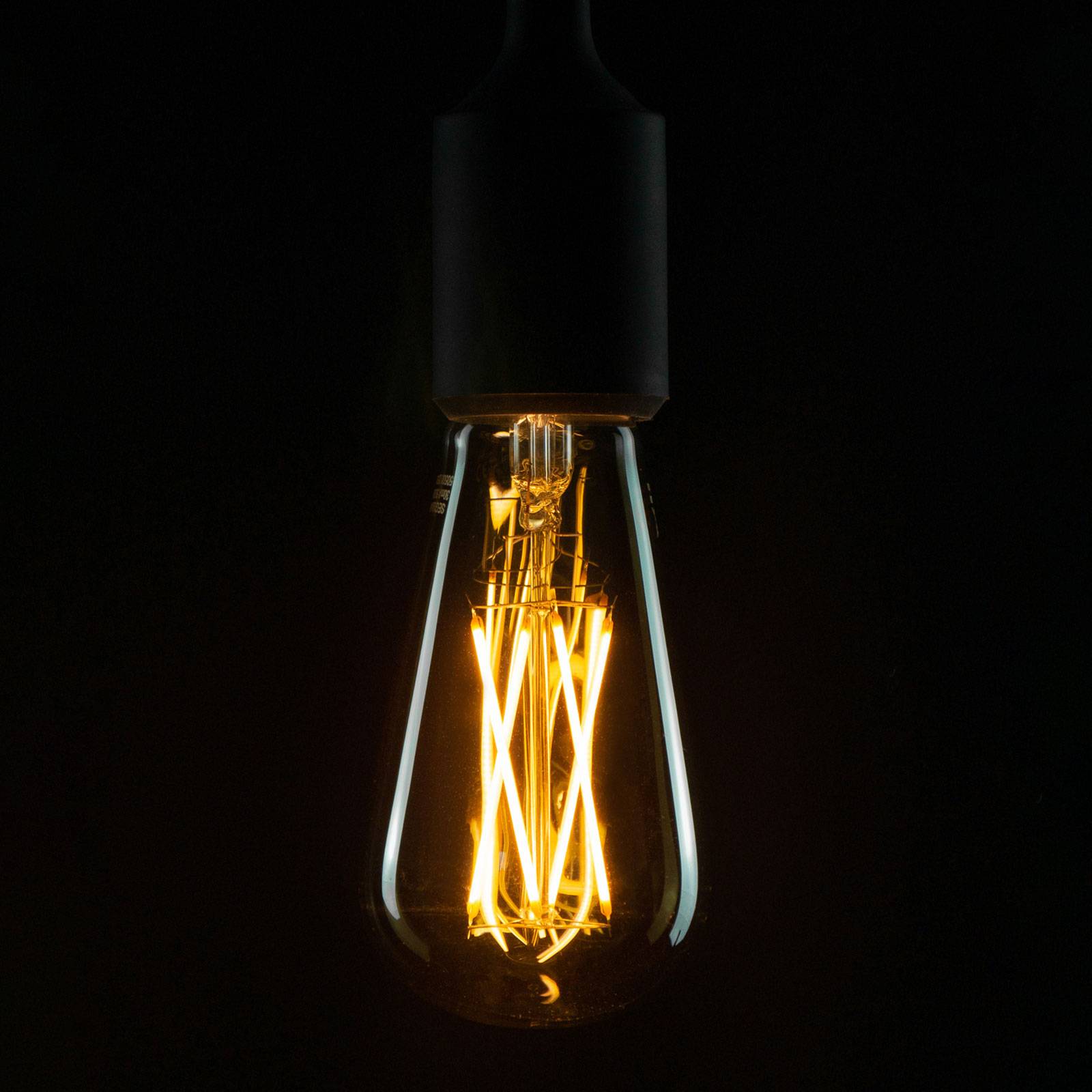SEGULA LED-Rustikalampe E27 6W Long Style grau SEGULA LED-Rustikalampe E27 6W Long Style grau von Segula