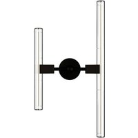 Segula Wandleuchte VOLTAGE, 2x S14d, Metall schwarz 50967 LED-Wandleuchte S14d LED Schwarz von Segula