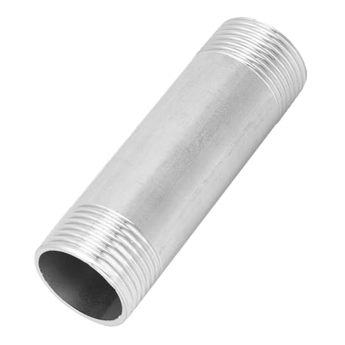 1 Zoll NPT Gewinde Adapter Edelstahl, Beidseitig Außengewinde Rohrverbinder, Gewinderohr Verbindungsrohre Nippel und Formstücke für Wasserleitung und Industrie 1 Zoll NPT Gewinde Adapter Edelstahl, Beidseitig Außengewinde Rohrverbinder, Gewinderohr Verbindungsrohre Nippel und Formstücke für Wasserleitung und Industrie von Segutage