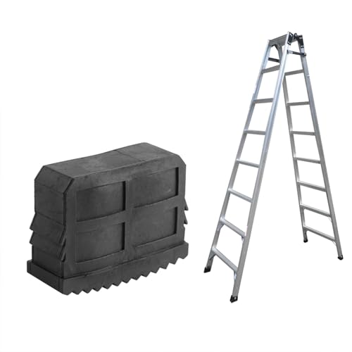 2 Stück/Paar Leiter-Gummi-Endkappen, Leiterfüße, rutschfeste Ersatz-Stufleiter-Fußmatte, Polstersohle, schwarz, für 57 x 21 mm Innenfüße 2 Stück/Paar Leiter-Gummi-Endkappen, Leiterfüße, rutschfeste Ersatz-Stufleiter-Fußmatte, Polstersohle, schwarz, für 57 x 21 mm Innenfüße von Segutage