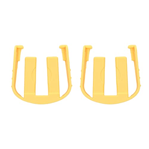 2 Stück Autowaschanlage C Clip, Hochdruckreiniger C Clips K2 K3 K7 Hochdruckreiniger, Schlauch Pistole Autowas Zubehör mit 2 Grau 2 Gelb Quick Connector Buckle für Auto Zuhause (Gelb) von Segutage