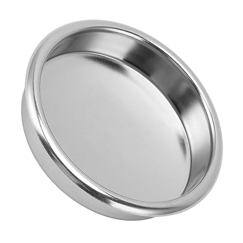 Backflush Blind Filter, Blindsieb 58mm Edelstahl Espresso Maschine Reinigung Blind Filter Metall Blindfilter Blind Filter Korb für Halbautomatische Kaffeemaschine, 60x17x58mm von Segutage