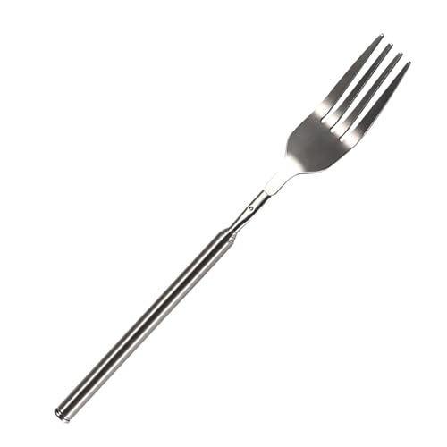 Edelstahl Teleskopgabel, Ausziehbare Gabel Lange Teleskop 22-64,5 cm Teleskopgabel für BBQ Toasten Abendessen Obst Desser Edelstahl Teleskopgabel, Ausziehbare Gabel Lange Teleskop 22-64,5 cm Teleskopgabel für BBQ Toasten Abendessen Obst Desser von Segutage