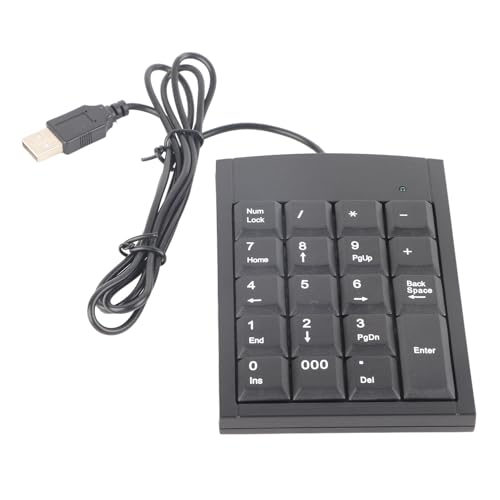 Segutage USB Numeric Notebook Keypads Portable Slim Mini Number Notebook Keyboard, 10 Key Number Pad for Laptop Desktop Computer, Office Travel and Home Segutage USB Numeric Notebook Keypads Portable Slim Mini Number Notebook Keyboard, 10 Key Number Pad for Laptop Desktop Computer, Office Travel and Home von Segutage