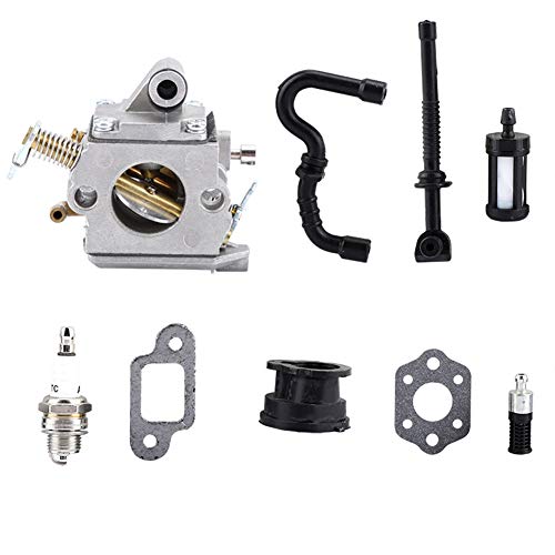 Vergaser Zündspulen Kit, Kompatibel Vergaser Kit für MS170 MS180 017 018 Kettensäge von Segutage