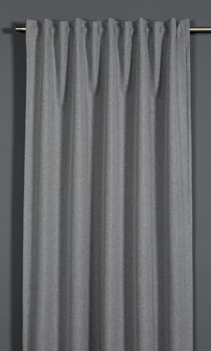Sehlbach Fertiggardine mit Gardinenband, Blackout Struktur, Silbergrau, 140 x 245 cm Gardinen, Energiesparend Im Winter, Wärmeabweisend Im Sommer, Schallabsorbierend, Öko-Tex Zertifiziert Sehlbach Fertiggardine mit Gardinenband, Blackout Struktur, Silbergrau, 140 x 245 cm Gardinen, Energiesparend Im Winter, Wärmeabweisend Im Sommer, Schallabsorbierend, Öko-Tex Zertifiziert von Gardinia