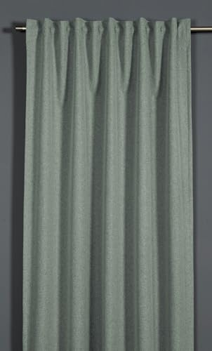 Sehlbach Fertiggardine mit Gardinenband, Blackout Struktur, Grün, 140 x 245 cm Gardinen, Energiesparend Im Winter, Wärmeabweisend Im Sommer, Schallabsorbierend, Öko-Tex Zertifiziert Sehlbach Fertiggardine mit Gardinenband, Blackout Struktur, Grün, 140 x 245 cm Gardinen, Energiesparend Im Winter, Wärmeabweisend Im Sommer, Schallabsorbierend, Öko-Tex Zertifiziert von Gardinia
