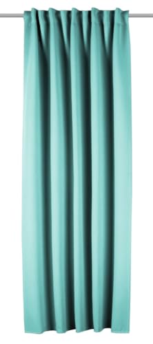 Sehlbach Fertiggardine mit Gardinenband, Dimout Uni, Blau, 135 x 245 cm Gardinen, Energiesparend Im Winter, Wärmeabweisend Im Sommer, Einfache Anbringung, Blickdicht, Perfekter Faltenwurf Sehlbach Fertiggardine mit Gardinenband, Dimout Uni, Blau, 135 x 245 cm Gardinen, Energiesparend Im Winter, Wärmeabweisend Im Sommer, Einfache Anbringung, Blickdicht, Perfekter Faltenwurf von Gardinia