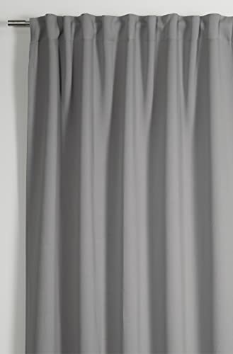 Sehlbach Fertiggardine mit Gardinenband, Dimout Uni, Grau, 140 x 175 cm Gardinen, Energiesparend Im Winter, Wärmeabweisend Im Sommer, Blickdicht, Perfekter Faltenwurf, Zeitlose Eleganz Sehlbach Fertiggardine mit Gardinenband, Dimout Uni, Grau, 140 x 175 cm Gardinen, Energiesparend Im Winter, Wärmeabweisend Im Sommer, Blickdicht, Perfekter Faltenwurf, Zeitlose Eleganz von Gardinia