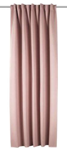 Sehlbach Fertiggardine mit Gardinenband, Dimout Uni, Rosa, 135 x 245 cm Gardinen, Energiesparend Im Winter, Wärmeabweisend Im Sommer, Einfache Anbringung, Blickdicht, Perfekter Faltenwurf Sehlbach Fertiggardine mit Gardinenband, Dimout Uni, Rosa, 135 x 245 cm Gardinen, Energiesparend Im Winter, Wärmeabweisend Im Sommer, Einfache Anbringung, Blickdicht, Perfekter Faltenwurf von Gardinia