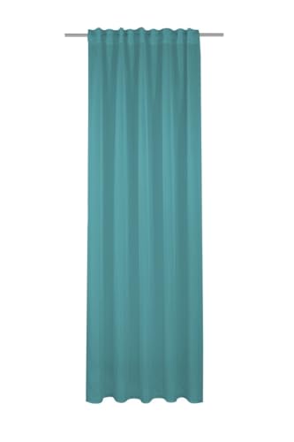 Gardinia Fertiggardine mit Gardinenband, Voile Uni, Petrol, 135 x 245 cm Gardinia Fertiggardine mit Gardinenband, Voile Uni, Petrol, 135 x 245 cm von Sehlbach GmbH.
