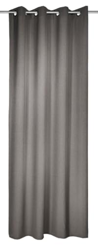 Sehlbach Fertiggardine mit Ösen, Webstruktur Jacquard, Grau, 135 x 245 cm Gardinen, Blickdichter Stoff, Öko-Tex Zertifiziert, Einfache Anbringung, Anpassbares Kürzungsband, Zeitlose Eleganz Sehlbach Fertiggardine mit Ösen, Webstruktur Jacquard, Grau, 135 x 245 cm Gardinen, Blickdichter Stoff, Öko-Tex Zertifiziert, Einfache Anbringung, Anpassbares Kürzungsband, Zeitlose Eleganz von Gardinia