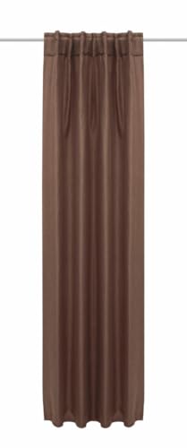 Sehlbach Fertiggardine mit verdeckten Schlaufen, Dimout Uni, Braun, 135 x 245 cm Gardinen, Energiesparend Im Winter, Wärmeabweisend Im Sommer, Blickdicht, Öko-Tex Zertifiziert, Einfache Montage Sehlbach Fertiggardine mit verdeckten Schlaufen, Dimout Uni, Braun, 135 x 245 cm Gardinen, Energiesparend Im Winter, Wärmeabweisend Im Sommer, Blickdicht, Öko-Tex Zertifiziert, Einfache Montage von Gardinia
