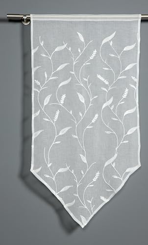 Gardinia Spitzenpanneaux Dolly-Voile Stickerei Ranke, Natur, 60 x 120 cm Gardinia Spitzenpanneaux Dolly-Voile Stickerei Ranke, Natur, 60 x 120 cm von Sehlbach GmbH.
