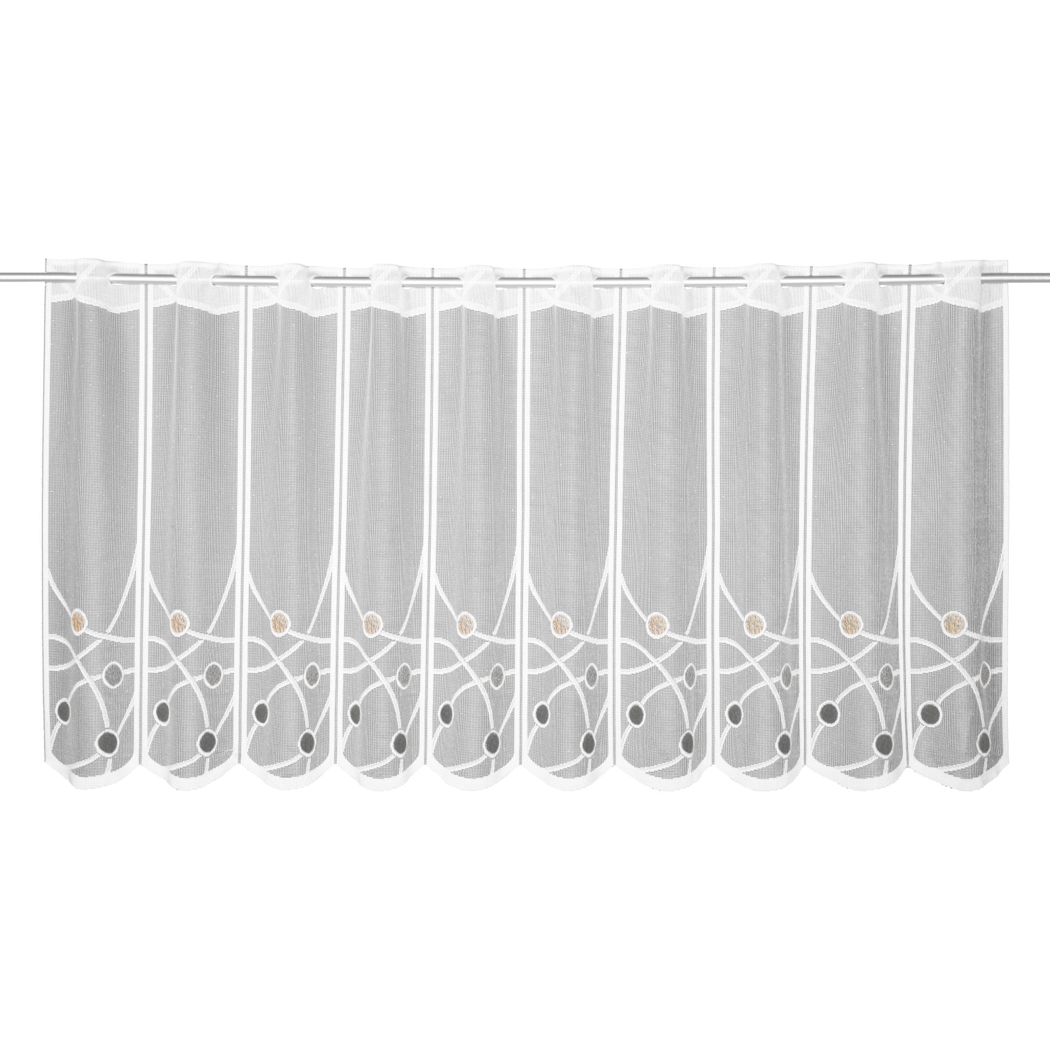 Bistrogardine Punkte-Muster Grau 60 cm x 152 cm Bistrogardine Punkte-Muster Grau 60 cm x 152 cm von Sehlbach