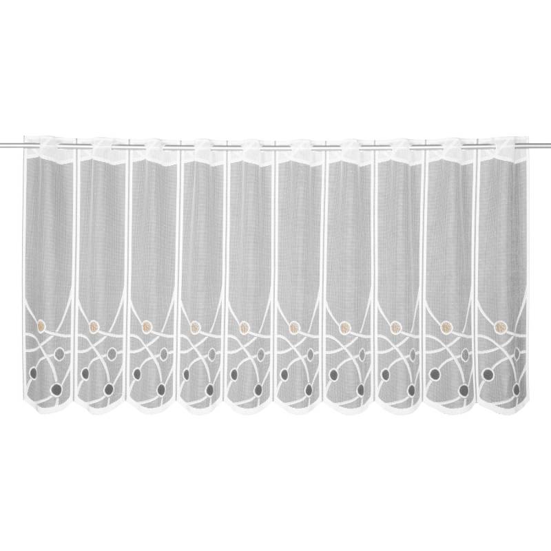 Bistrogardine Punkte-Muster Grau 60 cm x 152 cm von Sehlbach
